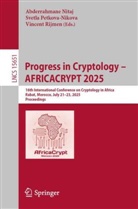 Abderrahmane Nitaj, Svetla Petkova-Nikova, Vincent Rijmen - Progress in Cryptology - AFRICACRYPT 2025