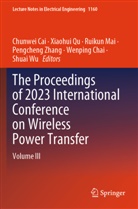 Chunwei Cai, Wenping Chai, Ruikun Mai, Ruikun Mai et al, Xiaohui Qu, Shuai Wu... - The Proceedings of 2023 International Conference on Wireless Power Transfer (ICWPT2023)