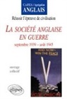 Danièle Frison, FRISON DANIELE - La société anglaise en guerre : septembre 1939-août 1945