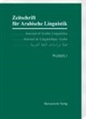 Werner Arnold, Otto Jastrow, Shabo Talay - Zeitschrift für Arabische Linguistik 79,1 (2025)