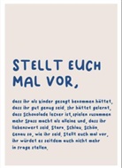 Nina Kämpf - Poster Stellt euch mal vor - 50x70
