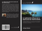 Katlego Mabote - La aplicación eficaz de la teoría de las restricciones