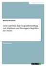 Mascha Otradinski - Leere und Sein. Eine Gegenüberstellung von Nishitanis und Heideggers Begriffen des Nichts