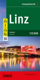Freytag-Berndt und Artaria KG - Linz, Stadtplan 1:15.000, freytag & berndt