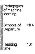 Anna Bokov, Regina Bittner, Katja Klaus, Philipp Sack, Stiftung Bauhaus Dessau - Pedagogies of Machine Learning