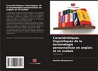 Komila Shoyimova - Caractéristiques linguistiques de la terminologie personnalisée en anglais et en ouzbek