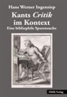 Hans Werner Ingensiep - Kants Critik im Kontext
