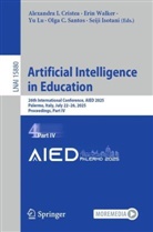 Alexandra I. Cristea, Seiji Isotani, Yu Lu, Yu Lu et al, Olga C. Santos, Erin Walker - Artificial Intelligence in Education