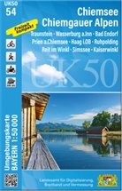 Landesamt für Digitalisierung Breitband un, Breitband und Vermessung Landesamt für Digitalisierung - UK50-54 Chiemsee, Chiemgauer Alpen