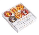 Insight Editions - Harry Potter: Gryffindor Glass Magnet Set: Set of 6