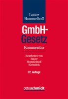 Walter Bayer, Walter (Prof. Dr.) Bayer, Peter Hommelhoff, Peter (Prof. Hommelhoff, Detlef Kleindiek - GmbH-Gesetz