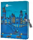 Insight Editions - Harry Potter: Hogwarts Castle at Night Lock and Key Diary