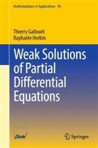 Thierry Gallouët, Raphaèle Herbin - Weak Solutions of Partial Differential Equations