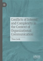 Timo Lenk - Conflicts of Interest and Complexity in the Context of Organizational Communication