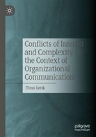 Timo Lenk - Conflicts of Interest and Complexity in the Context of Organizational Communication