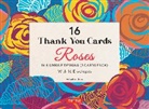 Tuttle Studio, . Tuttle Studio - 16 Thank You Cards, Roses