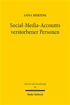 Anna Herzing - Social-Media-Accounts verstorbener Personen