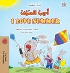 Shelley Admont, Kidkiddos Books, Danny Shmuilov - I Love Summer (Arabic English Bilingual Children's Book)