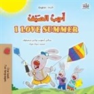 Shelley Admont, Kidkiddos Books, Danny Shmuilov - I Love Summer (Arabic English Bilingual Children's Book)