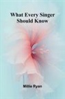 Millie Ryan - What Every Singer Should Know