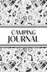 Revive Stationery - Camping Journal (Black and White Camping Doodles)