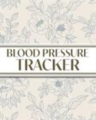 Revive Stationery - XL Large Print 1-Year Blood Pressure Tracker (Blue Roses on Cream)