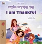 Shelley Admont, Kidkiddos Books - I am Thankful (Hebrew English Bilingual Children's Book)