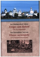Lew Tolstoi, Hans Mayer - Einiges zum Nutzen