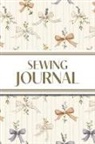Revive Stationery - Sewing Journal (Orange and Purple Bows with Wildflowers on Cream Background)