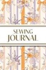 Revive Stationery - Sewing Journal (Orange and Purple Wildflower Bows with Vertical Stripes)
