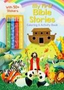 Editors of Silver Dolphin Books - My First Bible Stories Coloring & Activity Book with 4 Crayons and 50+ Stickers