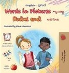 Kidkiddos Books - Words in Pictures - My Day (English Gujarati Bilingual Children's Book)