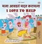 Shelley Admont, Kidkiddos Books - I Love to Help (Marathi English Bilingual Children's Book)