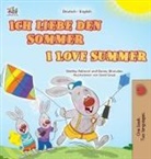 Shelley Admont, Kidkiddos Books, Danny Shmuilov - I Love Summer (German English Bilingual Children's Book)