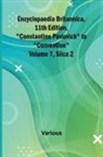 Various - Encyclopaedia Britannica, 11Th Edition, "Constantine Pavlovich" To "Convention" Volume 7, Slice 2