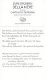 Durs Grünbein, A. M. Carpi - Della neve ovvero Cartesio in Germania. Testo tedesco a fronte
