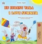 Shelley Admont, Kidkiddos Books, Danny Shmuilov - I Love Summer (Romanian English Bilingual Children's Book)