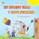 Shelley Admont, Kidkiddos Books, Danny Shmuilov - I Love Summer (Romanian English Bilingual Children's Book)