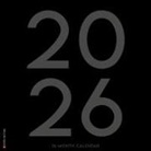 Willow Creek Press - Black & White Professional Large Grid 2026 12 X 12 Wall Calendar