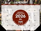 Willow Creek Press - Mushrooms 2026 22 X 17 Large Monthly Deskpad