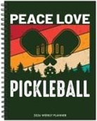 Willow Creek Press - Pickleball 2026 6.5 X 8.5 Weekly Monthly Softcover Planner