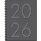 Willow Creek Press - Charcoal 2026 8.5 X 11 Weekly Monthly Softcover Planner