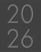 Willow Creek Press - Charcoal 2026 7.5 X 9.5 Booklet Monthly Planner