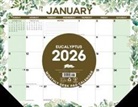 Willow Creek Press - Eucalyptus 2026 22 X 17 Large Monthly Deskpad