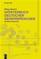 Klaus Siewert - Wörterbuch deutscher Geheimsprachen