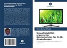 Vivek Kumar Shukla - Umweltstabilität organischer Dünnschichten für OLED-Anwendungen