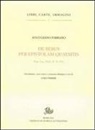 Aulo G. Parrasio, L. Ferreri - De rebus per epistolam quaesitiis (Vat. Lat. 5233, ff. 1r-53r)