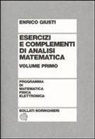 Enrico Giusti - Giusti, E: Esercizi e complementi di analisi matematica