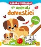 Nathalie Bélineau, Federica Iossa - Gli animali domestici. Colora e incolla! Con adesivi