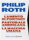 Philip Roth, Luca Marinelli, Paolo Pierbon, Massimo Popolizio - Philip Roth: Lamento di Portnoy-Pastorale americana-La macchia umana letti da Luca Marinelli, Massimo Popolizio, Paolo Pierbon. Audiolibro. 5 CD Audio formato MP3